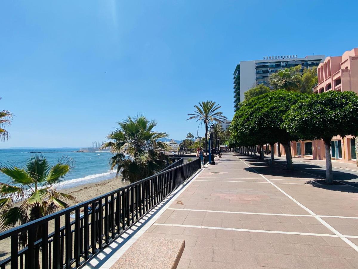 First Line! Art-Apartment On The Seafront Of Marbella With Swimming Pool Ngoại thất bức ảnh